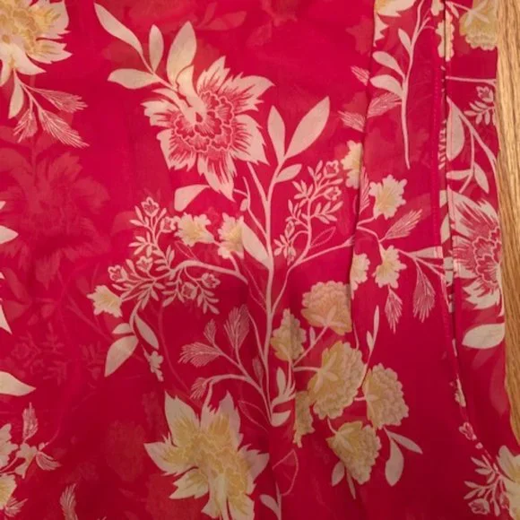 Vince Camuto Floral Beach Coverup/Duster *HP* - Picture 2 of 9